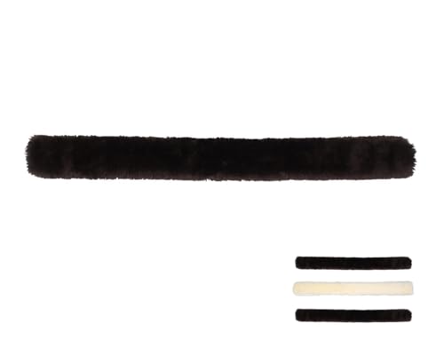 NETPROSHOP Martingal Pelz Martingalbezug Schutz vor Reiben und Scheuern Vorderzeugbezug, Farbe:Schwarz