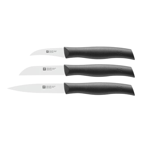 Zwilling 38737000 Twin Grip Messerset, 3-tlg., Friodur Klinge, Griff: Kunstoff, schwarz, 350 x 105 x 15 mm, 1 - Pack