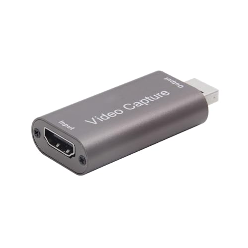 Spiel-Audio-Capture-Adapter, Video-Aufnahmekarte - Audioaufnahmeadapter 1080P 60fps HD | Capture- und Streaming-Karte, Nahtlose Aufzeichnung, müheloses Streaming