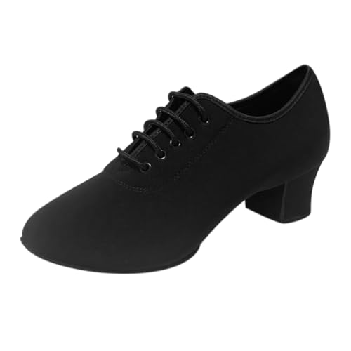 YAZHED Damen Schuhe Frauen Ballroom Tanzschuhe Geschnürt Geschlossene Zehe Latein Salsa Modern Dance Bequem rutschfest Widerstandsfähig Turnschuhe Sport Tanzschuhe Sneaker Sportschuhe