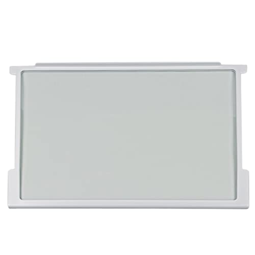 Gorenje 163336 ORIGINAL Glasplatte Scheibe Abdeckplatte Glasboden mit Halteleisten fürs Lebensmittelfach 465x300x7mm z.T. HZI2926 HZI2921 HS2226 HS1826 HI2226 HI1826 HI1526 G3000200 Kühlschrank