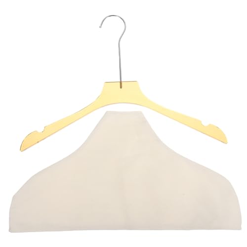UKCOCO 1Satz Kleiderbügel Hülle aus Faltbare Kleiderbügel mit Nonslip Design Eleganter Staubschutz für Anzüge und Jeans für Bekleidungsgeschäfte und Kinderboutiquen
