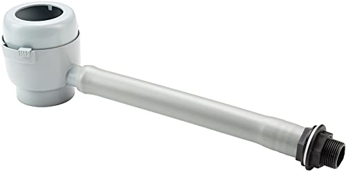 GARANTIA Füllautomat Mini grau (für Dachflächen bis 50 m², für kleine Fallrohre DN 50-60, mit Filtersieb + Überlaufstopp, seitlicher Abgang 25 mm (1"), mit Schlauch inkl. Verschraubung ) 503006