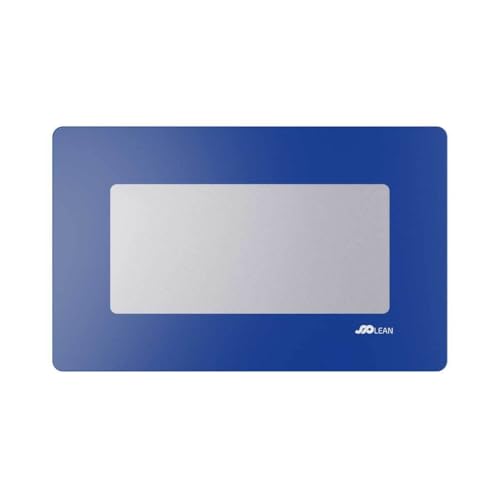 spLEAN INFLOORMA PRO Bodenfenster 10 Stück, 290 x 180 mm, bis 1/3 DIN A4, dunkelblau, Bodenmarkierung für Stellplätze, Lagerflächen und Produktionsbereiche, selbstklebend und staplerfest