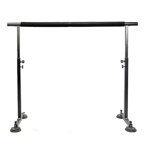 SAeWare Ballettstange, freistehend, tragbar, verstellbar, 84–120 cm, Tanzstange, Stretch, aktives Training, Tanzstange, Ausrüstung (Rosa)