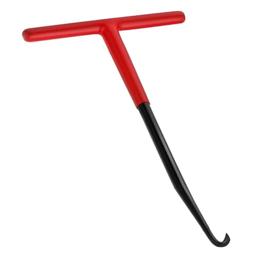 Auspuff Federhaken Metall,Motorrad Federspanner Federzieher,T-Griff Abzieher mit Gummibeschichtung,Bremse Federhaken 16 x 8 cm,für Demontage von Auspufffeder von Motorrad,Trampolin Fahrrad
