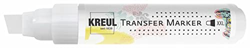 KREUL 49932 - Transfer Marker XXL, Strichstärke 4 - 12 mm, transparent zum Übertragen von ausgedruckten Motiven und Schriftzügen auf Papier, Pappe, Kork und andere Untergründe