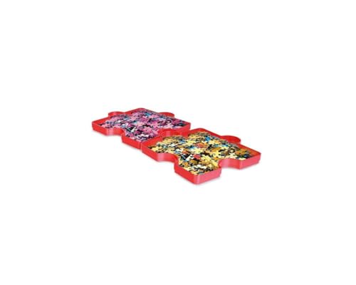 Clementoni Puzzle-Sortierer - 6X stapelbare Sortierhilfe Schalen für Aufbewahrung, Organisation & Transport - Puzzle-Zubehör für Puzzle bis 1000 Teile, 37040