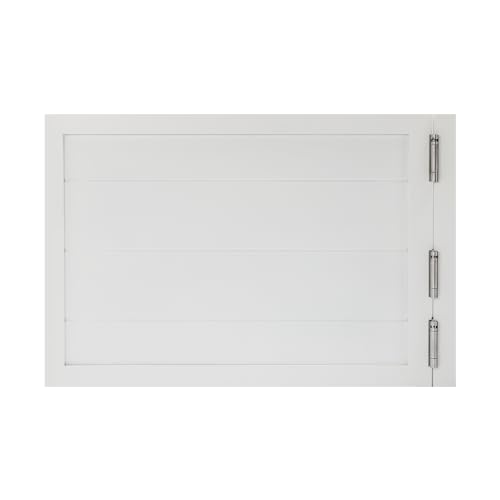 Saloon-Schwingtür, Café-Schwingtüren, Massivholz-Pendeltür Schwingtür Innen Trennwandtür 90 * 60cm für Thekentrennwand, Terrasse, Garteneingang (Weiß)