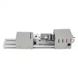 FUROMG 100W Mini Drehmaschine Drechselbank Perlen Poliermaschine Polisher Holz Lathe Werkzeug 220V Metalldrehmaschinen Mini Drehmaschine Drehbank Tischdrehbank Holzbearbeitung DIY