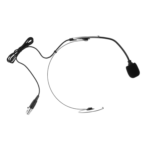 Abaodam Kabelgebundenes Mikrofon Headset mit Integriertem Sprachverstärker Komfortables Design für Langes Hochempfindlich für Fitnessunterricht und Bühnenauftritte