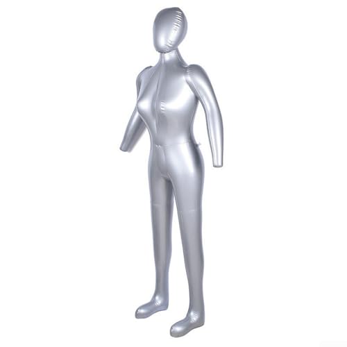 Bebykilemi Aufblasbare Ganzkörper-weibliche Schaufensterpuppe, 165 cm Höhe, Modell PVC-Kleiderform, für Einzelhandelsgeschäftsfenster, Schaufenster-Ausstellung