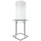 Gravidus Fischsäule 67,5 cm – Fischturm, Teichsäule, Fischrohr für den Gartenteich mit Metallsockel, Acrylglas