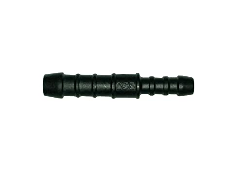 1, 2, 3, 5 oder 10 Schlauchverbinder 8 mm auf 6 mm gerade reduziert RGV PA GF30 schwarz (10)