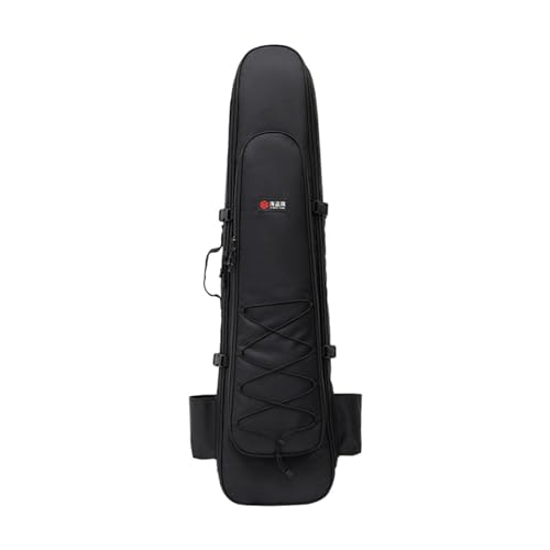 LOVIVER Tasche für Lange Flossen, Tasche für Tauchflossen, Tasche für Schnorchelausrüstung, Flossentasche mit Reißverschluss, Tasche für Tauchausrüstung zum, schwarz groß