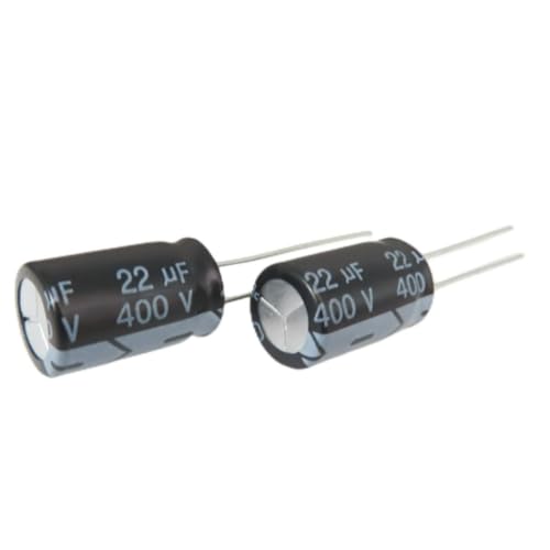 10PCS 400V22UF Aluminium-Elektrolytkondensator 22uf 400v Volumen: 10 * 17MM 13X21 (Size : 400V22UF 10X17)