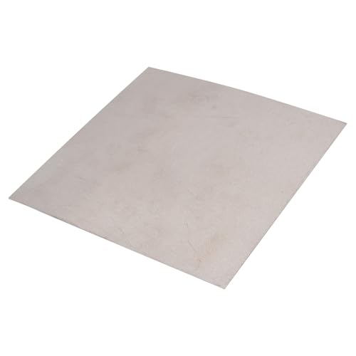WOLWES 1 Stück Dünne Platte Blatt Folie Titan Blatt Hohe Härte 100x100x0,5mm Grade 2 Titan Ti TA2 GR2 Schweißblech