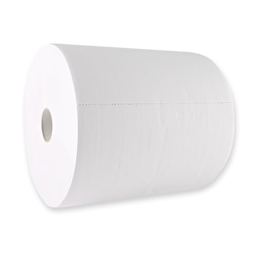 Franz Mensch NATUREStar Bio Putzpapiere, 3-lagig, weiß | Recyclingpapier, FSC®-Recycled, 1 Rolle mit 1000 Blatt, Laufmeter 350 m, Reinigungstücher, Wischtücher