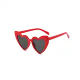 Herz Sonnenbrille,Herzbrille Rot Damen,Vintage Sonnenbrillen Herzform,Heart shaped Brille Braut Accessoires Hochzeit,Festival Party Brillen,Personalisiert Herzen Sunglasses Herzsonnenbrille für Bride