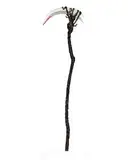 horror-shop Blutige Sense für Halloween 150cm