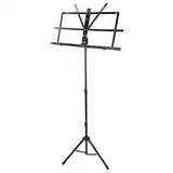 Windsor 050151-BK Adjustable Folding Sheet Music Stand with Carry Case Black