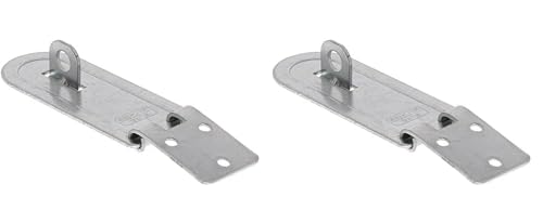 Burg-Wächter Sicherheits-Vorrichtung für Vorhängeschloss, Für flächenbündige Türen, Panzer-Überfalle PCC 100 SB (Packung mit 2)