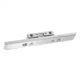 Artibetter Fensterhandle Sperrbox Fenstergriff aus Aluminiumlegierung Ersatzfenstergriffe abschließbare Fenstergriffe industrielles Edelstahlgriffschloss Rostfreier Stahl Silber