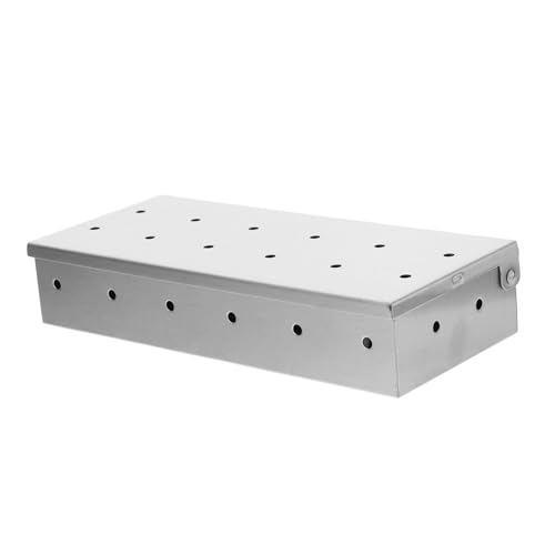 ULTECHNOVO Grillbox Aus Edelstahl Räucherboxen Für Holzspäne Für Gasgrill Grillgeschmack Grillzubehör Outdoor-werkzeug