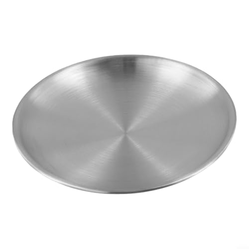 Schlankes Design, Edelstahl-Teller, perfekt für jeden Küchenstil (14 cm)