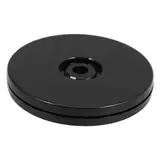 TOPBATHY Schwarzer Drehbarer Präsentationsständer: 360 Grad Drehbarer Tischplatten-drehteller Für Restaurant-esstische, Gewürzregale, Serviertablett, Menüpräsentation, 150 Mm