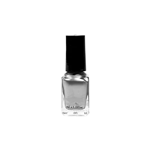 Nagellack Mauve Farben Nagellack Farbnagellack Silber Metallic Edelstahl Nagellack 6ml Nagel Pulver Starterset (K, One Size)