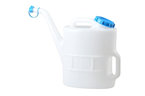 hünersdorff Trinkwasserkanne | Einfüllkanne | 13 Liter, lebensmittelecht aus HDPE, verschließbar, 2 Griffe, ideal für Wohnwagen, Wohnmobil und Camping, naturfarben