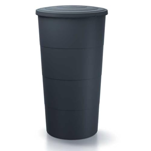 Regenwassertonne Regentonne Regenbehälter Regentank Anthrazit oder Grau (200L anthrazit)