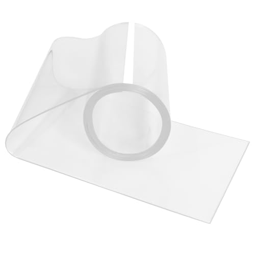 Streifen für Hundehütte, Transparenter Plastikstreifen Vorhang 3,2 m x 20 cm für Bastelprojekt, PVC-Umreifungsvorhang Industrieller Elastischer Vorhang