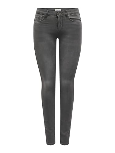 ONLY Damen Onlroyal Reg Sk DNM Bj312 Noos Jeans, Grau (Dark Grey Denim), XS / 30L EU