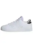 adidas Advantage Base 2.0 Shoes JUNIOR Tennisschuhe, Cloud White/Cloud White/Core Black, 40 EU