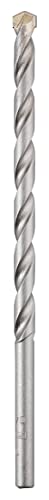 kwb Mauerdurchbruchbohrer Ø 10 mm, Länge 400 mm, mit robuster Hartmetall-Platte, spanlos geformter Bohrerspirale, kugelgestrahlter Oberfläche und Rundschaft, entspricht ISO 5468