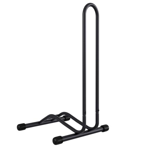 TLGREEN Fahrradständer Boden,Abnehmbar Bodenständer Fahrräder,Reifenbreite bis 80 mm, Freistehend Fahrradhalter, Radständer für Mountainbike Rennrad MTB