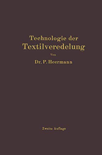 Technologie der Textilveredelung