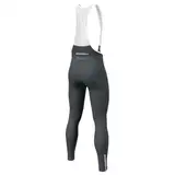 Log.as Radhose Lang Herren Gepolstert Mit TräGer Fahrradhose Radlerhose Winter Elastizität Winddicht Atmungsaktiv Schnell Trocknend Fahrrad Trägerhose mit Taschen-GrauX-Large