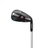 MAZEL Herren Golf Driving Eisen 2,3,4,5,6,7,8,9, P Rechtshändig, Single Golf Iron Club Premium Edelstahl Welle Breite Sohle für Anfänger (Black Individual,RH, Pitching Wedge)