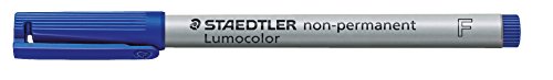 Staedtler 316-3 - Folienstift Lumocolor, F-Spitze, non-permanent, blau