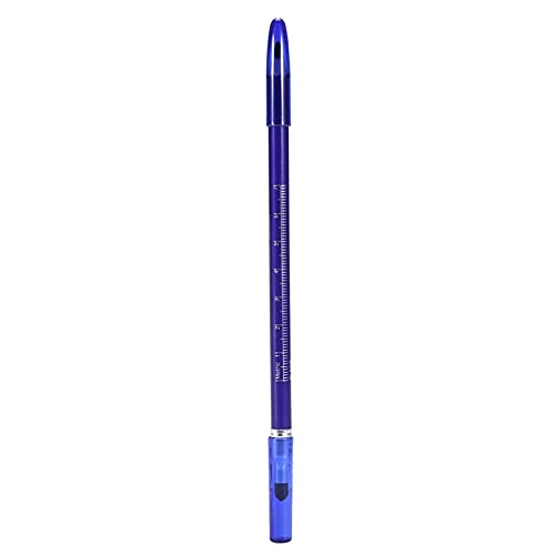 Microblading Tattoo Tool, Doppelkopf Semi Permanent Tattooer Augenbrauenstift zum Fixieren von Make-up, Wasserfester und nicht schwindelerregender Augenbrauenpositionierstift und Linienstift(Schwarz)