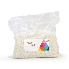 Pellet PLA 3D-Druck Marke Smartfil natürliche Farbe 1 kg Thermoplast Granulat