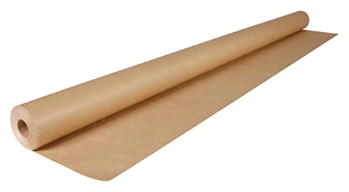 Clairefontaine 495771C Rolle Kraftpapier (ideal für Trockentechnicken, 25 x 1 m, 60 g) braun