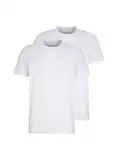 TOM TAILOR Herren Crewneck T-Shirt im Doppelpack, 20000 - White, XL