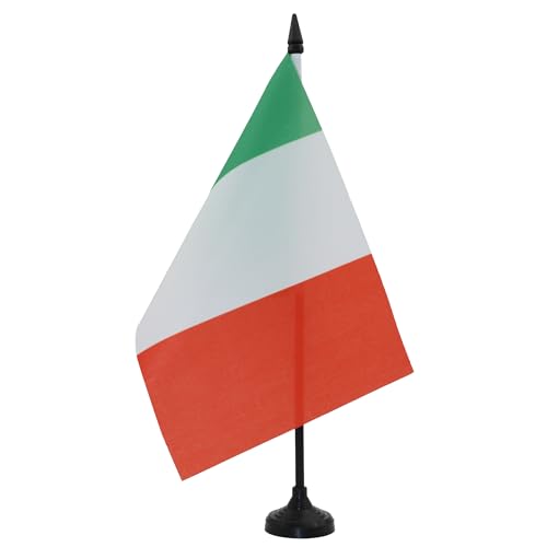 AZ FLAG - Tischflagge Italien - 21x14 cm - Italienische Tischfahne 14 x 21 Cm - Flaggen