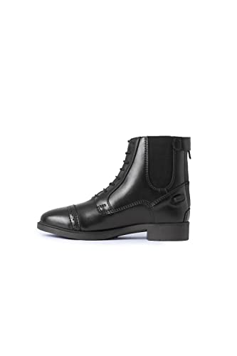 HORZE Damen Reitstiefelette Kilkenny,Jodhpur Reitstiefel mit Reißverschluss, Schwarz, 39