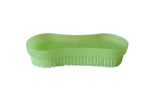 Today - Bürste für Teppiche und Textiloberflächen - Borsten aus hartem Kunststoff, ergonomisches Geigen-Design - Made in Italy