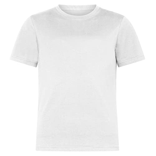 HRM Unisex 2001 T-Shirt, White, 134